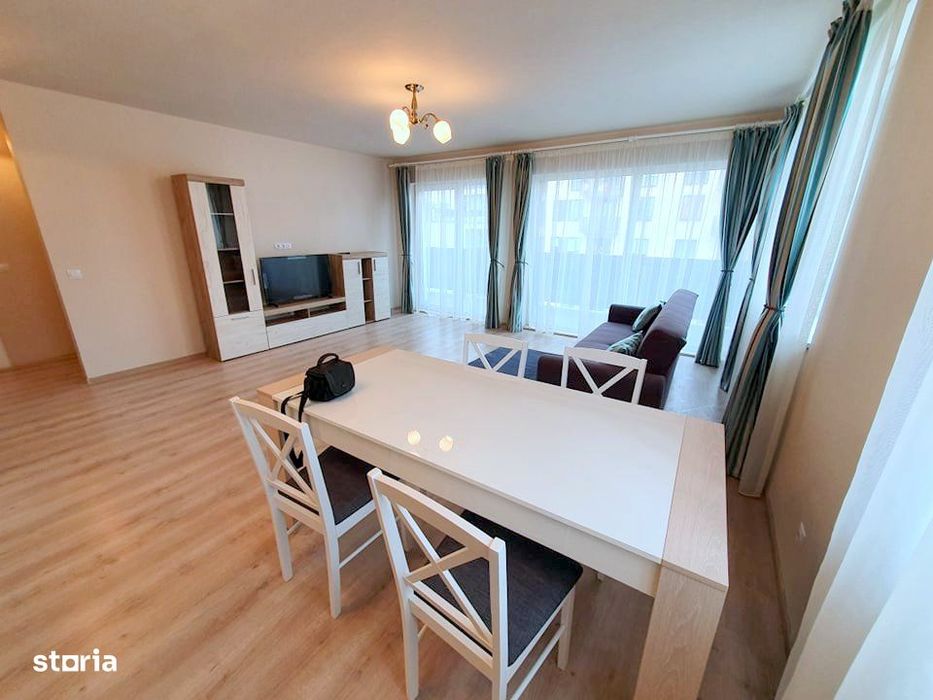 3 camere, bloc nou, mobilat modern, cu parcare, terasa, in Buna Ziua