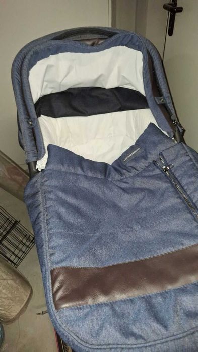 Бебешка количка iWOOD 3 в 1 Travel System Jeans