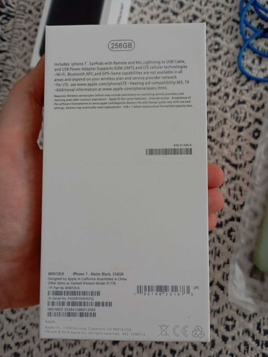 iPhone 7 Mattel Black 256 GB telefon 16 pro max Phone Samsung 13 14 15