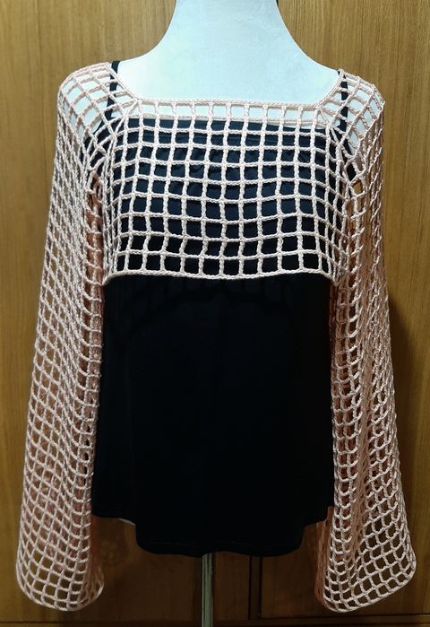 Модный Топ-сетка