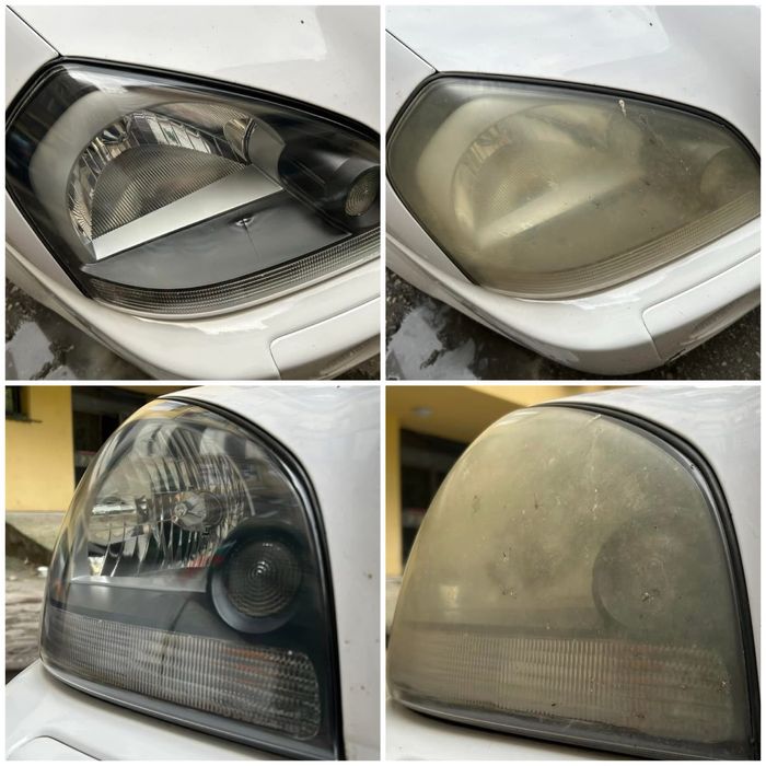 Полиране и пастиране на автомобили, полиране на фарове