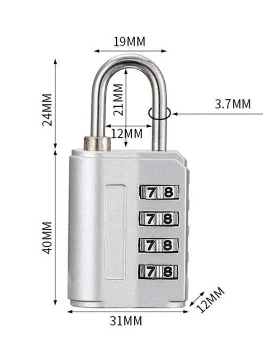 Катинар с шифър, катинар с код