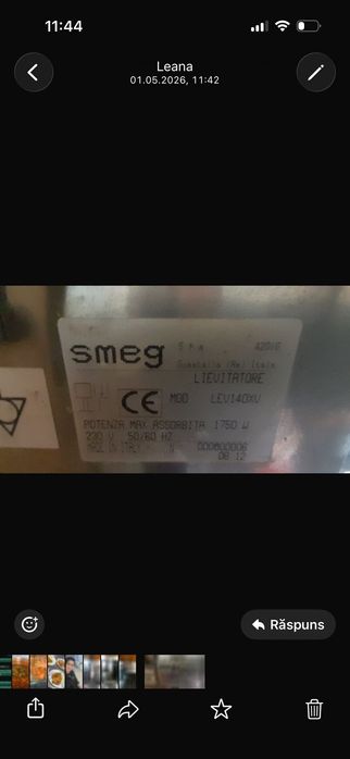 Dospitor Smeg profesional