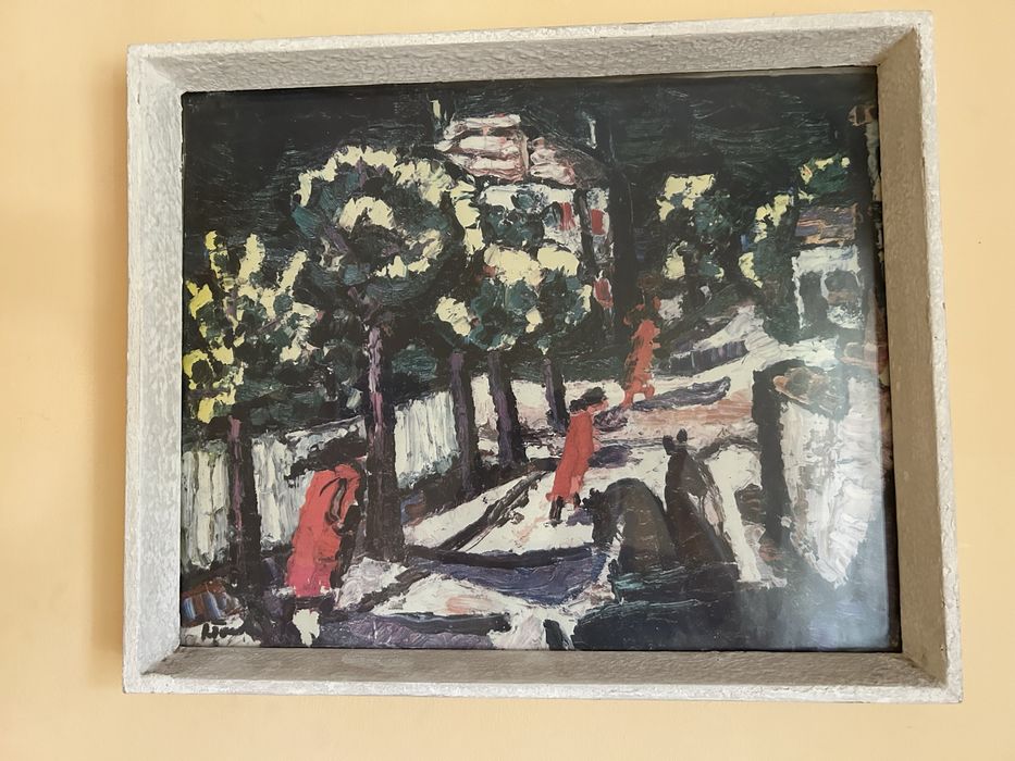 Lot 6 reproduceri de epocă după Ion Țuculescu – înrămate în anii ’60