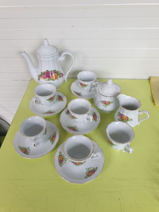 Set cești cafea și ceainic