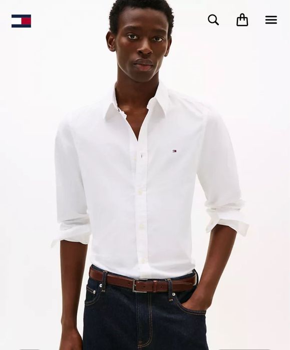 Рубашка Slim Fit Tommy Hilfiger новая