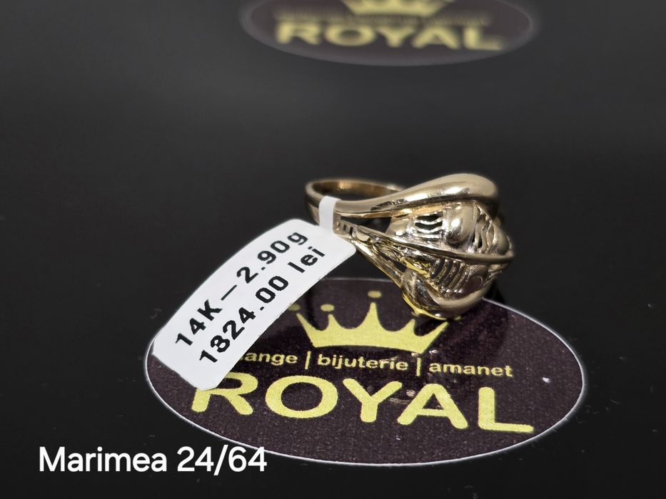 Bijuteria Royal: Inel aur 14k/2.90 gr