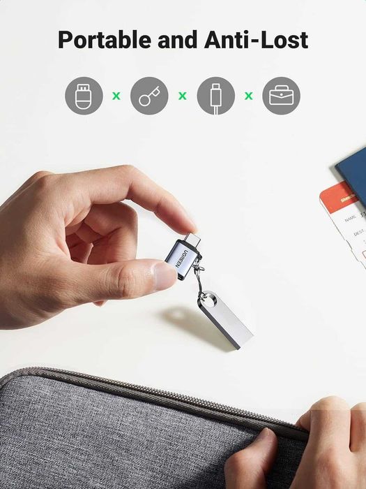 Ugreen USB 3.0 переходник адаптер с USB-A на USB-C