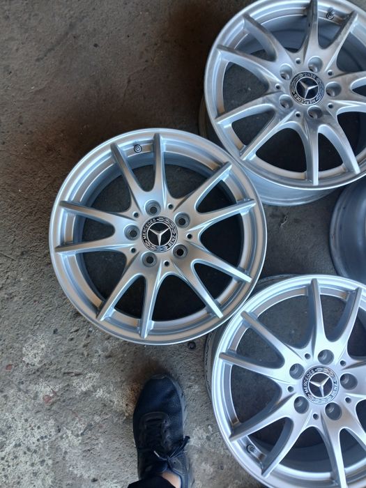 Set 4 jante aluminiu Mercedes Benz A B C class 16 zoll senzori presiune