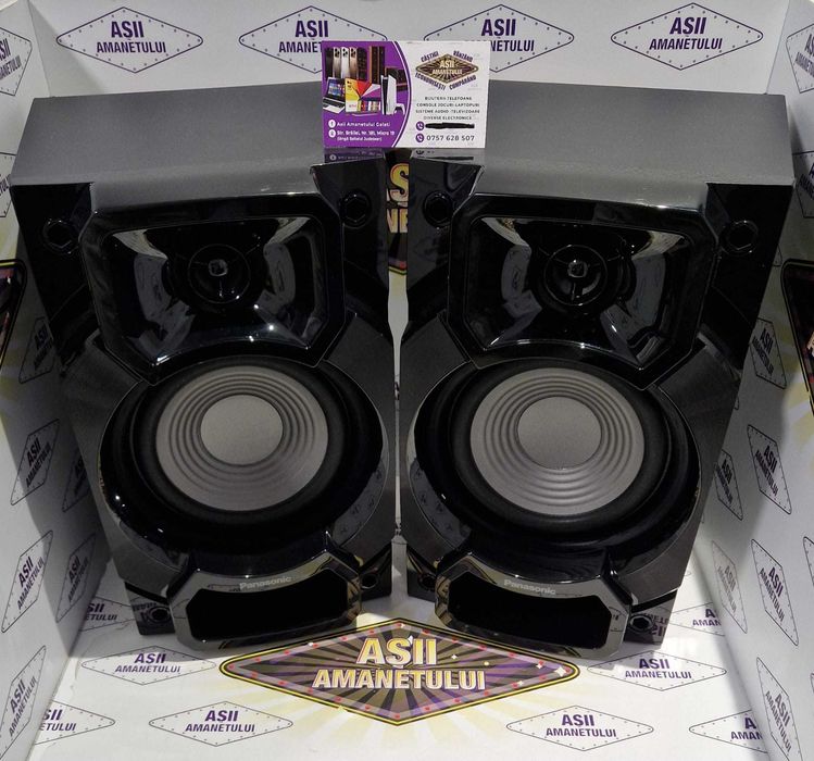 Asii Amanetului - Sistem audio Panasonic SA-AKX320 + Boxe Panasonic SB-AKX220/Bluetooth/USB/CD/Radio FM 450W RMS