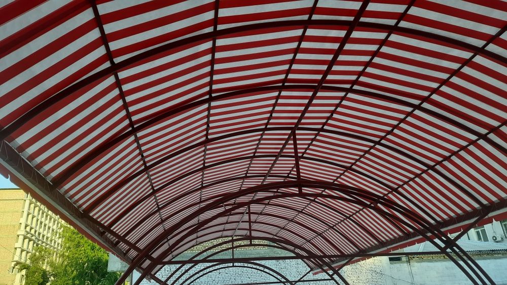 Банер ва тент установка бассейн