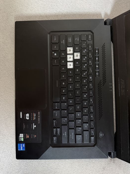 Laptop Asus TUF 15 i7 11 gen 40GB 1TB 3070