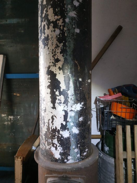 Печь из под титана , буржуйка