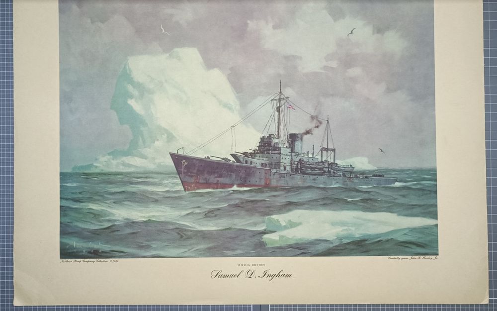 Репродукции морских картин US Navy.  Вторая Мировая Война