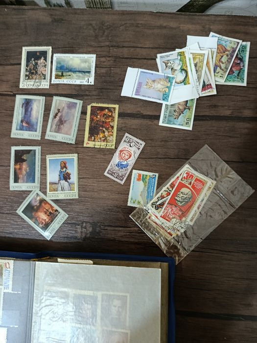 Марки почтовые разные, времён СССР