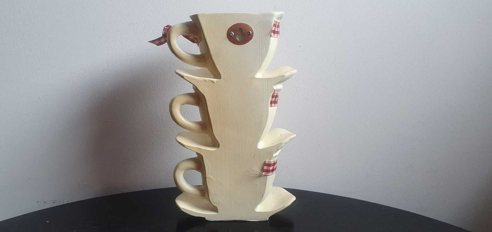 Unicat Decor bucatarie,statueta CERAMICA cesti cafea , design deosebit