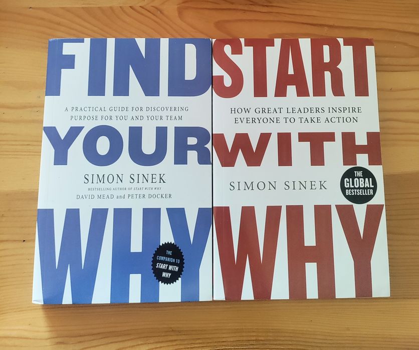 Start with Why и Find Your Why - Книги на английски език от Simon Sine