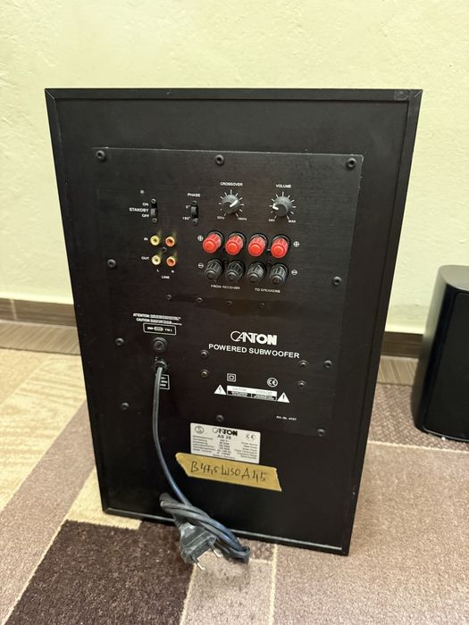 Canton 5бр колонки 10” Subwoofer
