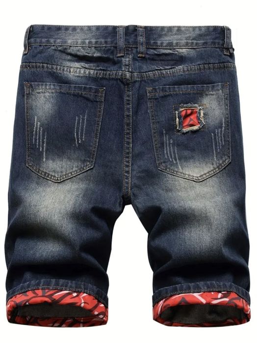 Мъжки къси дънкови панталони 5Xl