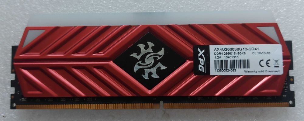 Memorie ADATA XPG SPECTRIX D41,RGB 8GB DDR4, 2666MHz