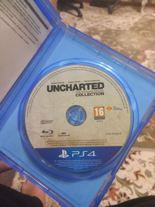 Uncharted 1 2 3 часть для пс4 и пс5