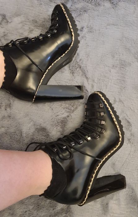 Botine Negre Calvin Klein, 38