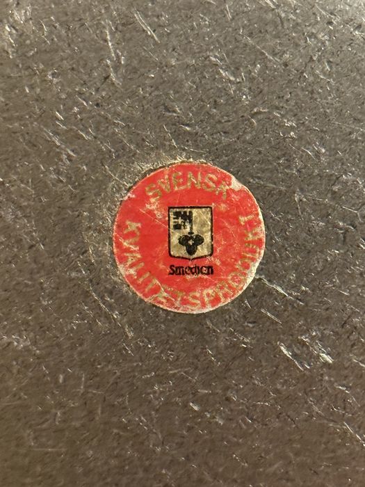 Античен шведски свещник от ковано желязо - ръчна изработка