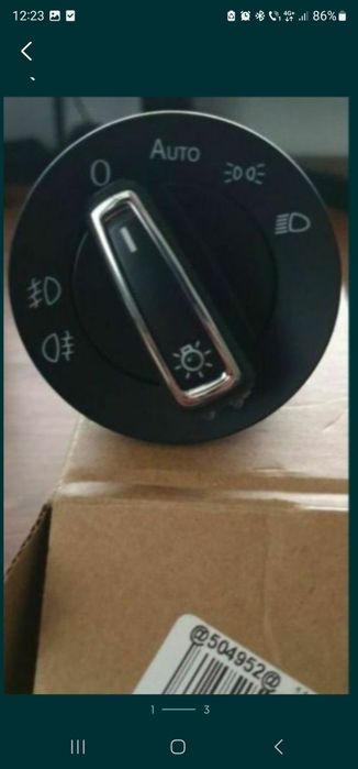 Modul lumini automate cu senzor lumina incorporat Vw, Audi, skoda