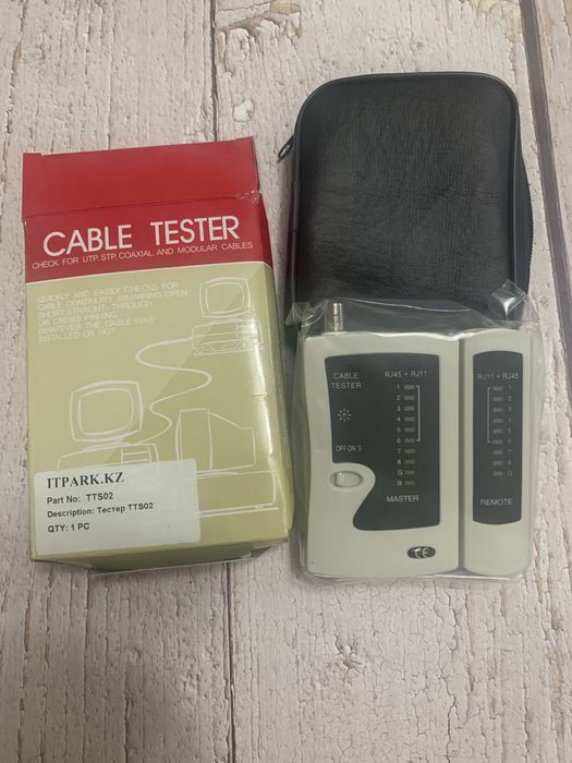 Тестер сетевого кабеля TTS02 (Cable Tester)
