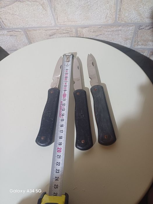 Три стари ножа от Германия сгъваеми