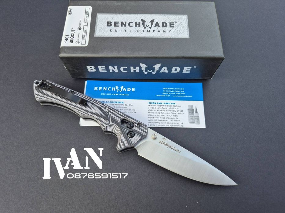 Сгъваем нож Benchmade Mc Henry & Williams 1401 Bugout Model