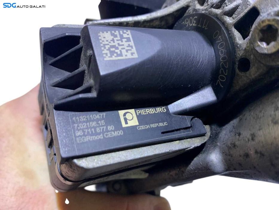 EGR cu Racitor Gaze Ford B-Max 1.6 TDCI 2012 - 2017 Cod 9671187780 702209080 9802194080 [S0088]