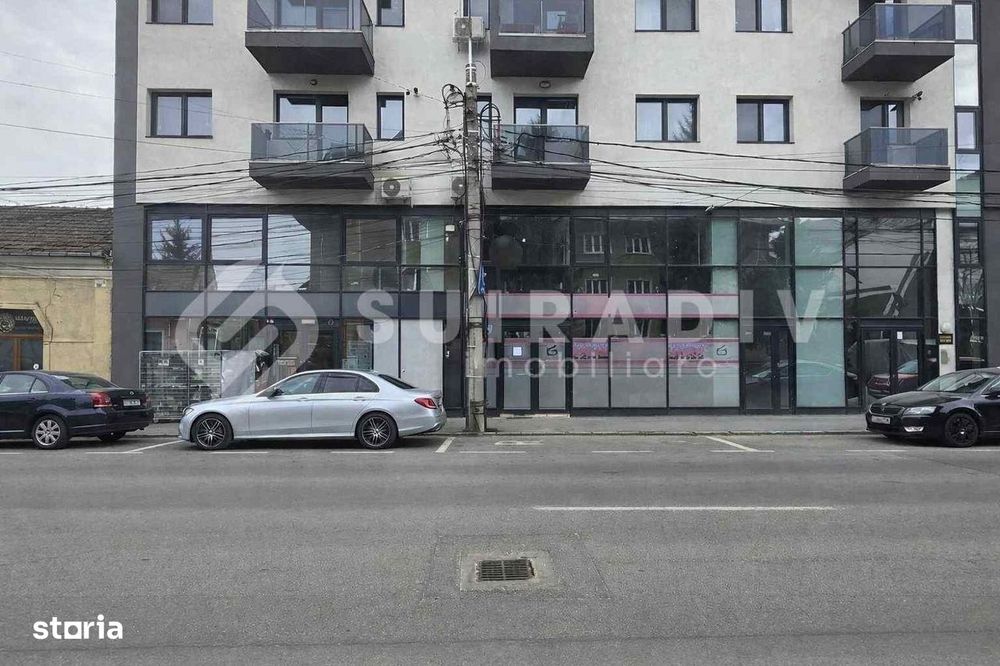 Spațiu comercial 130 mp, zonă centrală Decebal, parcări incluse