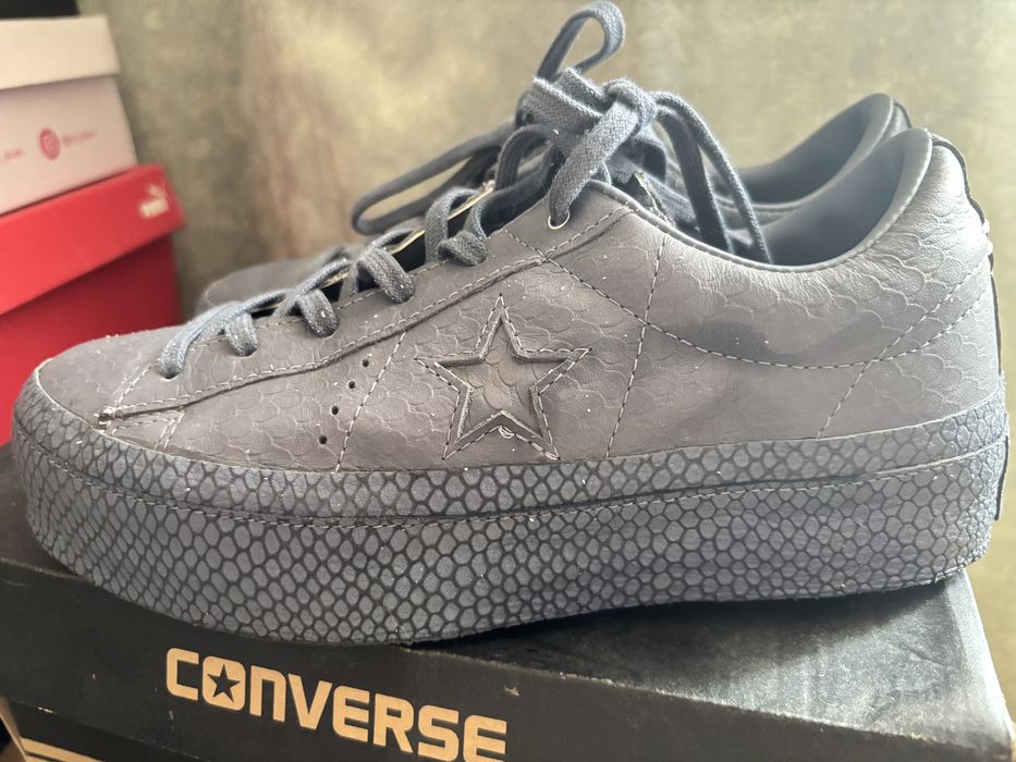 Tenisi converse cu platforma