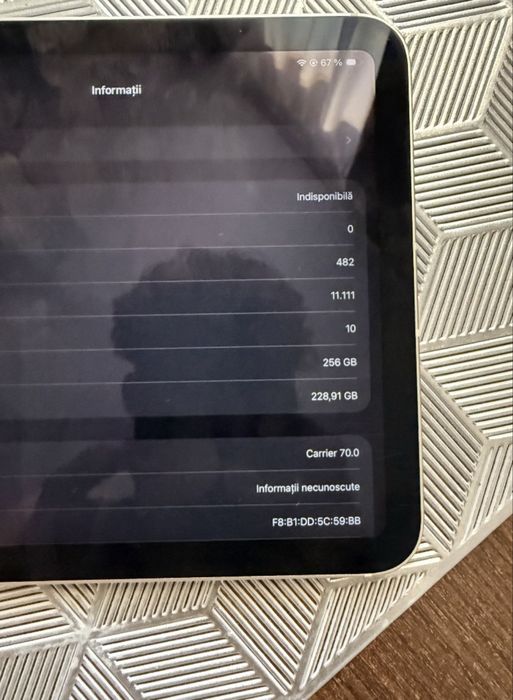 iPad mini 6, 256GB – 80% baterie – Full Box – Stare excepțională