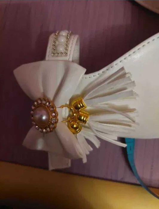 Sandale imitație piele casual evenimente cu perle 36