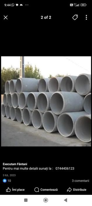 Executam fântâni și fose,adâncim și curățim unde ne permite solul!!