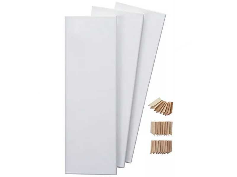 НОВИ! Комплект платна за рисуване, 3 броя, размер 20х60см