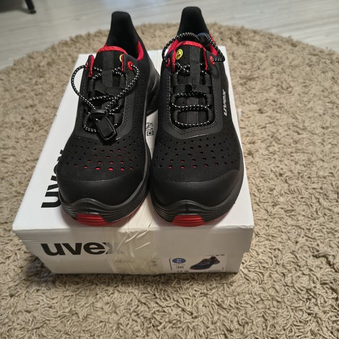 Adidași de munca uvex mărimea 36 noi in cutie