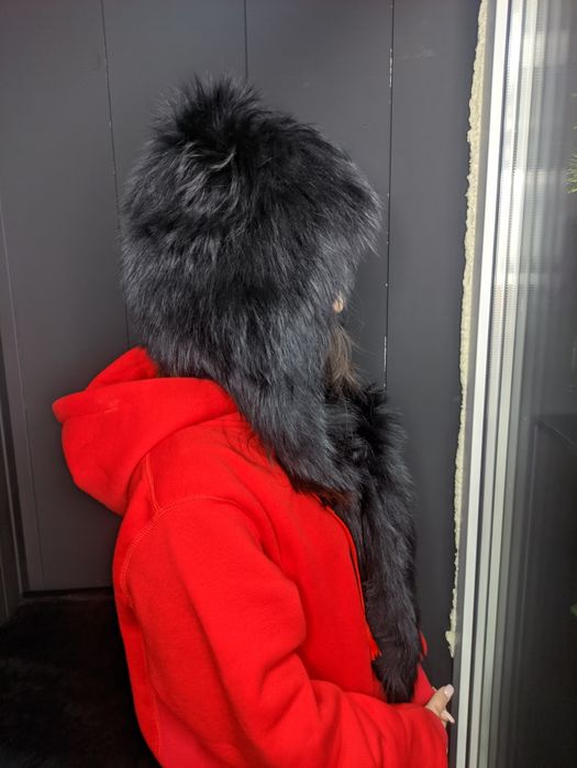 Шапка женская снуд кролик