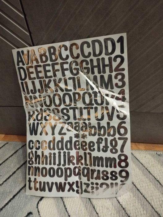 Буквы-самоклейки ( английский алфавит)