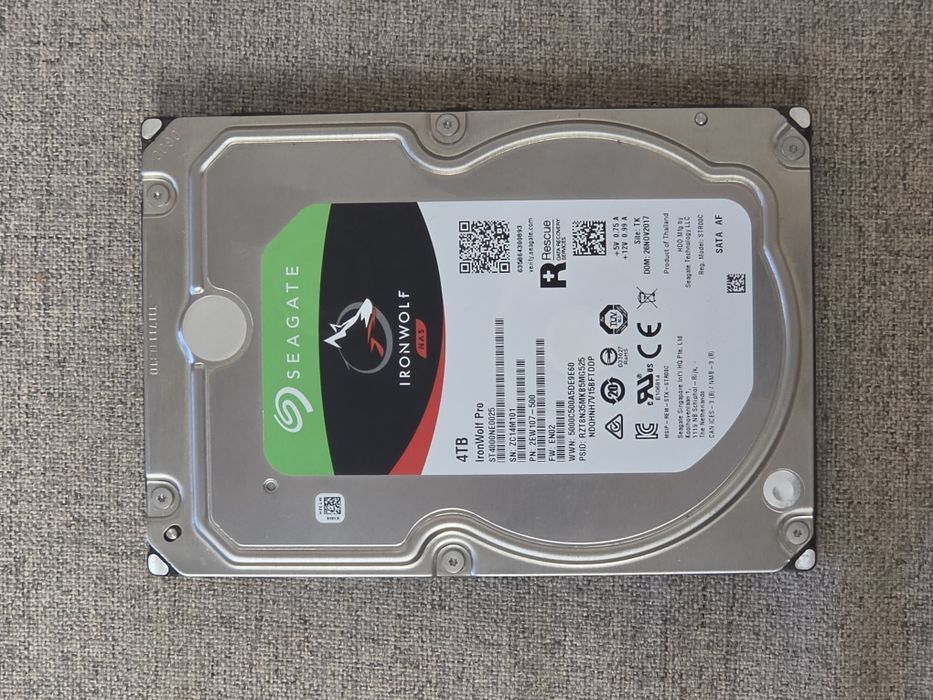 HDD Seagate  IronWolf Pro 4Tb,3.5