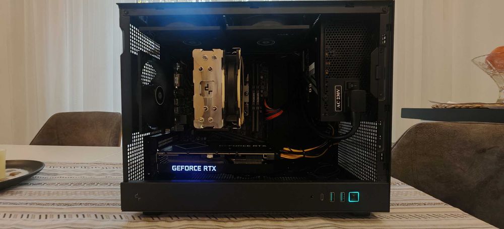 Добро Геймърско PC Ryzen 5 5600GT/32Gb/1000GB SSD/RTX 3060TI/Гаранция