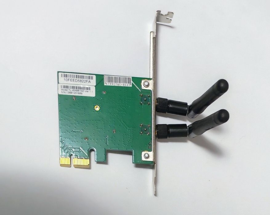 Placa de retea Wireless PCI Express TP-LINK TL-WN881ND, 300 Mbps