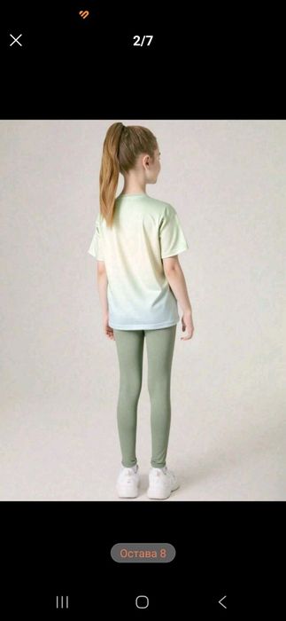 Спортен сет за момиче 134зелен