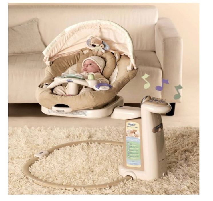 Люлька качели электрический