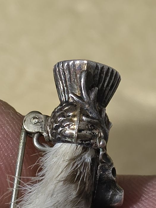 Broșă veche vanatoare