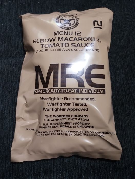 2024г.производство MRE-Американски пакети с храна,нова доставка