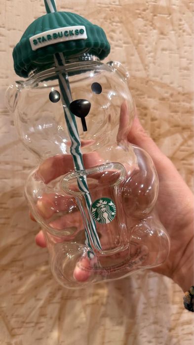 Стакан Starbuks «Медведь» 590 мл.