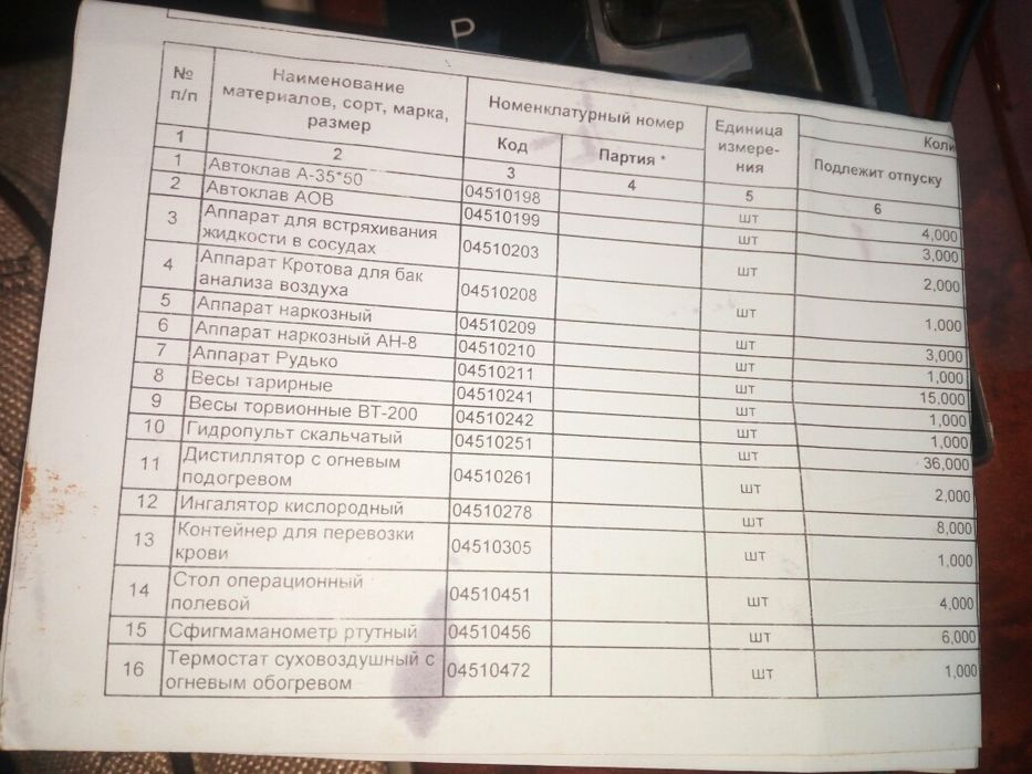 Стол хирургический,полевой